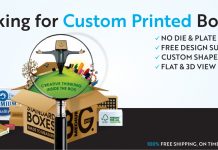 Order Custom Packaging Boxes with free shipping worldwide at Fin Packaging