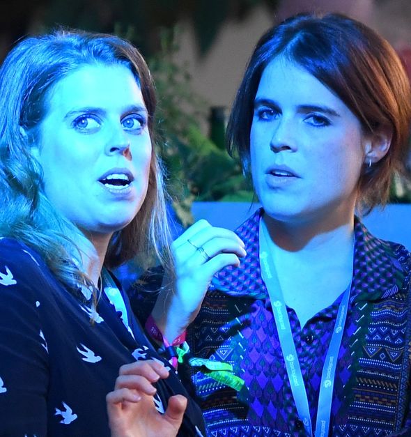 Princess Beatrice and Eugenie