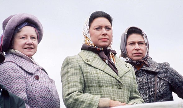 The Queen Mother with Princess Margaret and the Queen in in 1973 The Queen Mother with Princess Margaret and the Queen in in 1973