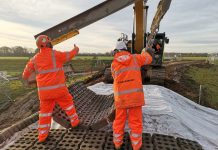 River Aire flood defences are winter ready as work continues on permanent repairs
