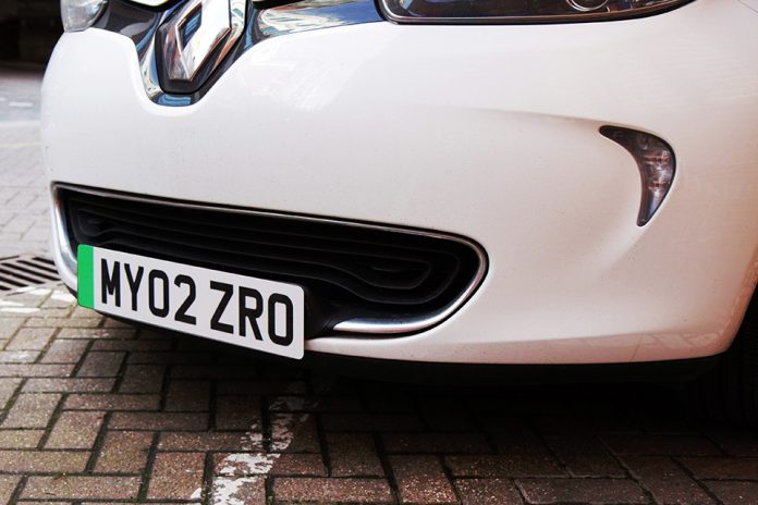 Road to Zero in sight as green number plates introduced on UK roads