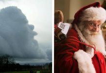 Santa brings much-needed Christmas cheer early as he’s spotted in clouds over UK | UK | News (Reports)