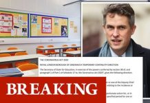 Schools in Greenwich ORDERED to reopen as Gavin Williamson pens furious letter to council | UK | News (Reports)