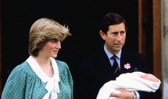Diana after William's birth in 1982 Diana after William's birth in 1982