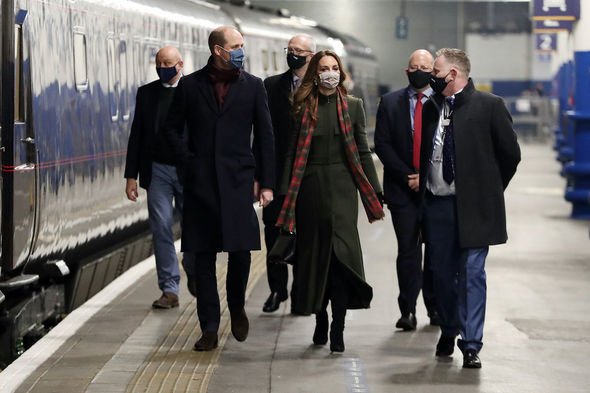 kate middleton prince william video pictures royal train tour duke duchess cambridge