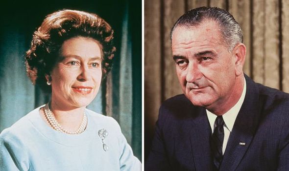 queen elizabeth ii lyndon b johnson