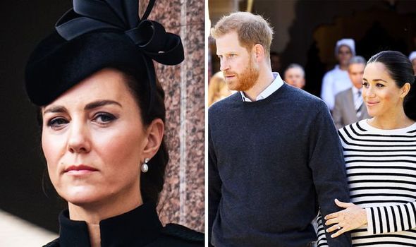 Kate Middleton, Prince Harry and Meghan Markle