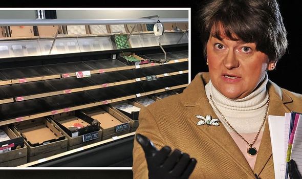 Northern Ireland's First Minister and leader of the DUP Arlene Foster