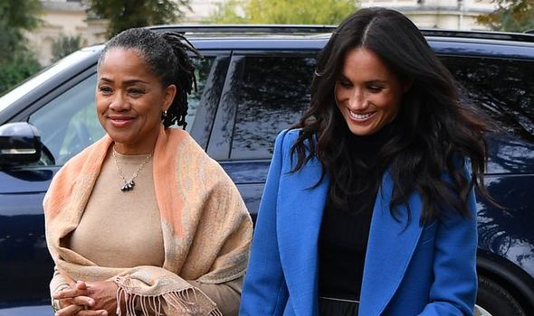 Doria Ragland and her daughter Meghan Markle