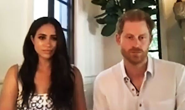 Meghan and Harry seemed to backpedal on their comments in their next video conference Meghan and Harry seemed to backpedal on their comments in their next video conference