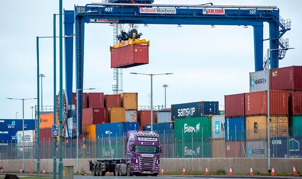 Freight is facing major delays at the Irish Sea border according to reports Freight is facing major delays at the Irish Sea border according to reports