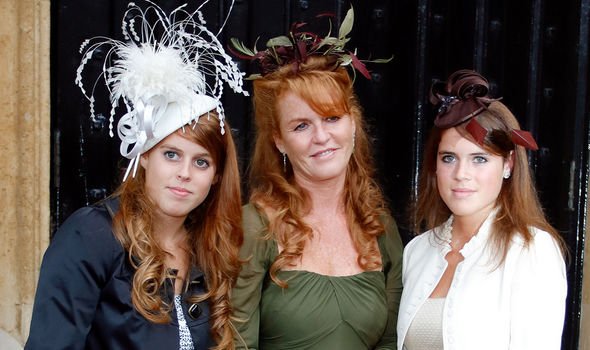 Beatrice and Eugenie are close to their mother Fergie