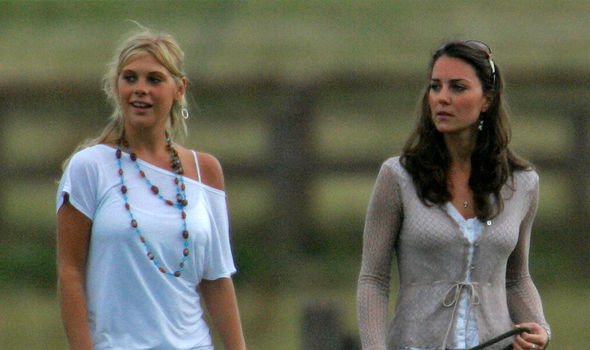 Kate with Harry's ex girlfriend Chelsy Davy