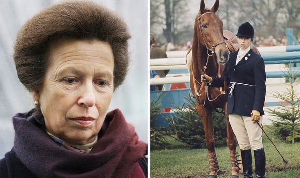 Anne was bereft after the death of her horse Doublet Anne was bereft after the death of her horse Doublet