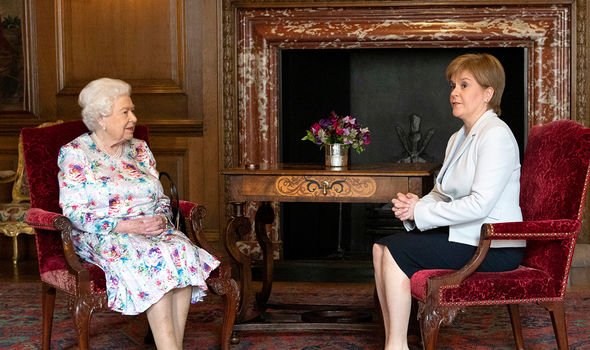 Sturgeon is currently pushing for a referendum on independence but intends to keep the Queen as head of state Sturgeon is currently pushing for a referendum on independence but intends to keep the Queen as head of state