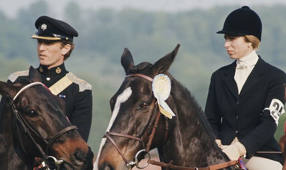 The couple were fellow equestrians