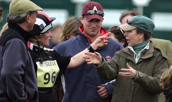 Anne and Mark with their children Zara and Peter