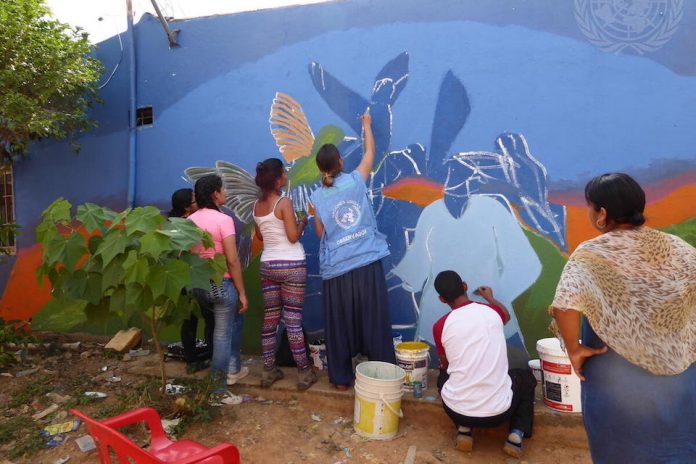 UN Verification Mission (UNVMC) participates in a project called 