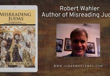 Author Robert Wahler Promotes His Book – Misreading Judas