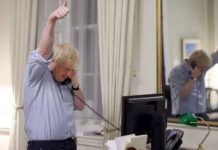 Boris-Biden phone call photo sparks bizarre anti-Tory conspiracy theory – ‘This is weird!’ | UK | News (Reports)