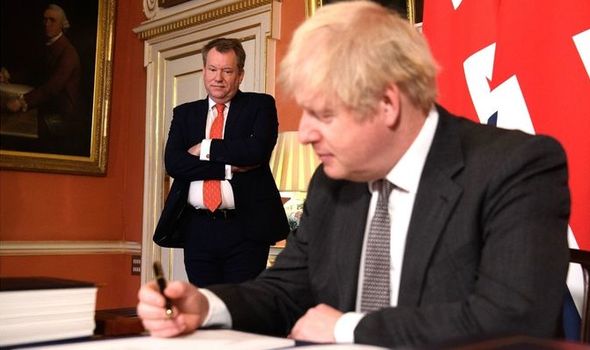 Boris Johnson Lord David Frost