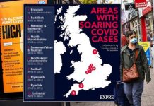 Coronavirus cases MAPPED: 10 areas with soaring cases – Brits urged to heed lockdown rules | UK | News (Reports)