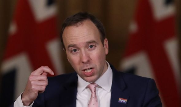 Coronavirus: Matt Hancock has stated the NHS has become stretched Coronavirus: Matt Hancock has stated the NHS has become stretched