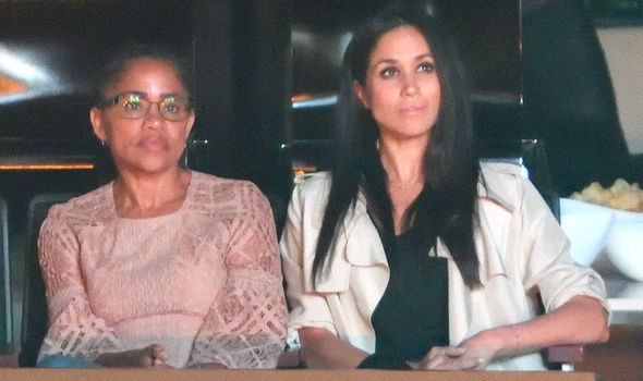 Doria and Meghan during the 2017 Invictus Games in Toronto