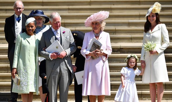 Doria Ragland with the Royal Family Doria Ragland with the Royal Family