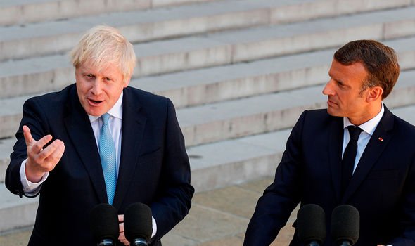 Emmanuel Macron news: Macron has clashed with Johnson over Brexit