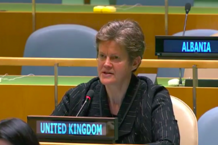 Ensuring the UN is fit for purpose in 2021 and beyond Ambassador Barbara Woodward at UN General Assembly