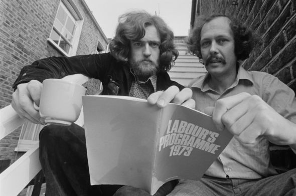Eurosceptic: Corbyn, pictured in 1975, was a staunch eurosceptic opposed to EU centralised power
