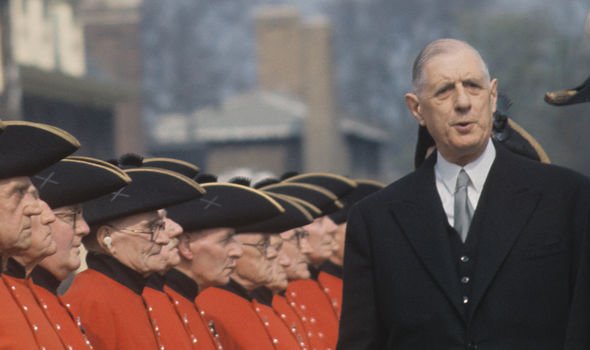 Former French President Charles de Gaulle