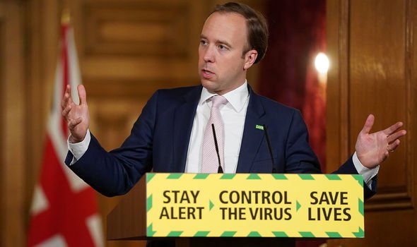 Health Secretary Matt Hancock 