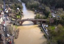 Improvements to Ironbridge flood defences reduce risk of flooding