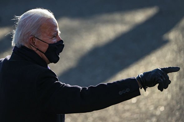 Joe Biden: The veteran politician became the 46th US President yesterday