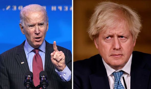 Joe Biden and Boris Johnson