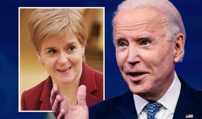 Joe Biden 'poised to snub Boris Johnson in boost for Nicola Sturgeon's independence bid' | UK | News