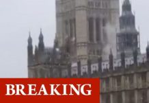 London news: Fire at Houses of Parliament with smoke rising in video as alarm sounds | UK | News (Reports)