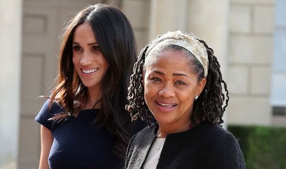 Meghan Markle and her mother Doria Ragland