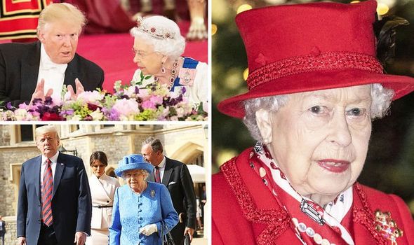 QUEEN ELIZABETH II DONALD TRUMP ROYAL FAMILY BIDEN