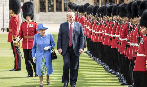 QUEEN ELIZABETH II DONALD TRUMP ROYAL FAMILY BIDEN
