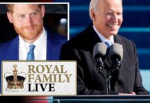 Royal Family LIVE: Prince Harry ‘spotted’ next to friend Joe Biden on his Inauguration Day | Royal | News (Reports)