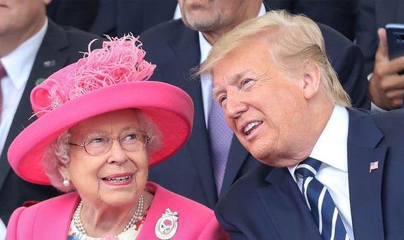 donald trump queen elizabeth ii