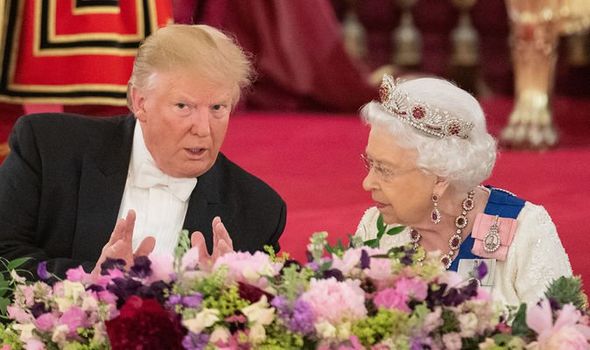 donald trump queen elizabeth ii