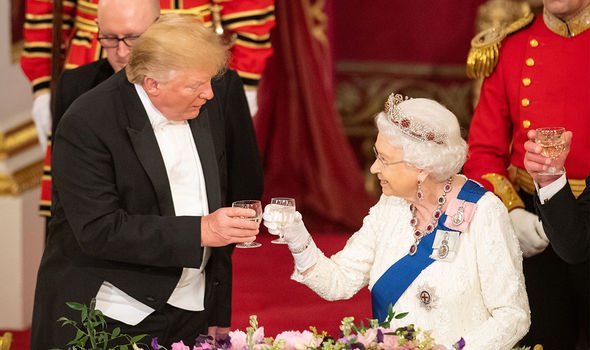 donald trump queen elizabeth ii
