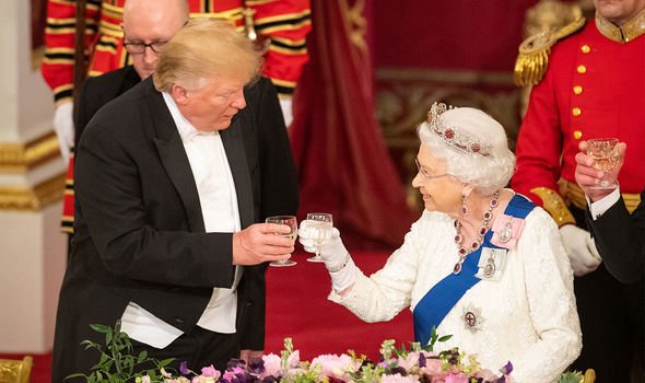donald trump queen elizabeth ii