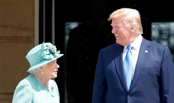 donald trump queen elizabeth ii