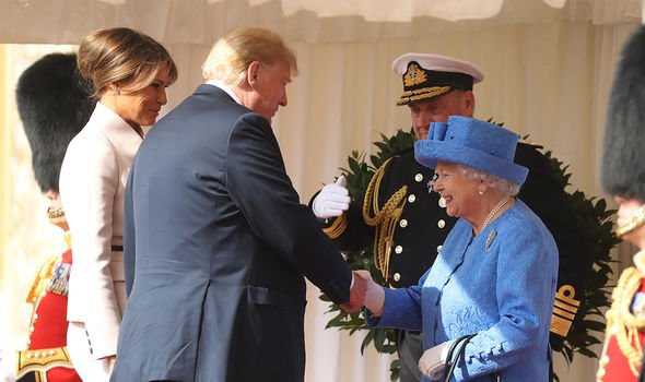 donald trump queen elizabeth ii donald trump queen elizabeth ii
