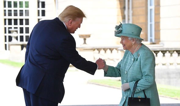 donald trump queen elizabeth ii donald trump queen elizabeth ii